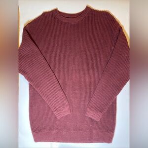 Gap Kids Size XL 100% Cotton Maroon Knit Sweater